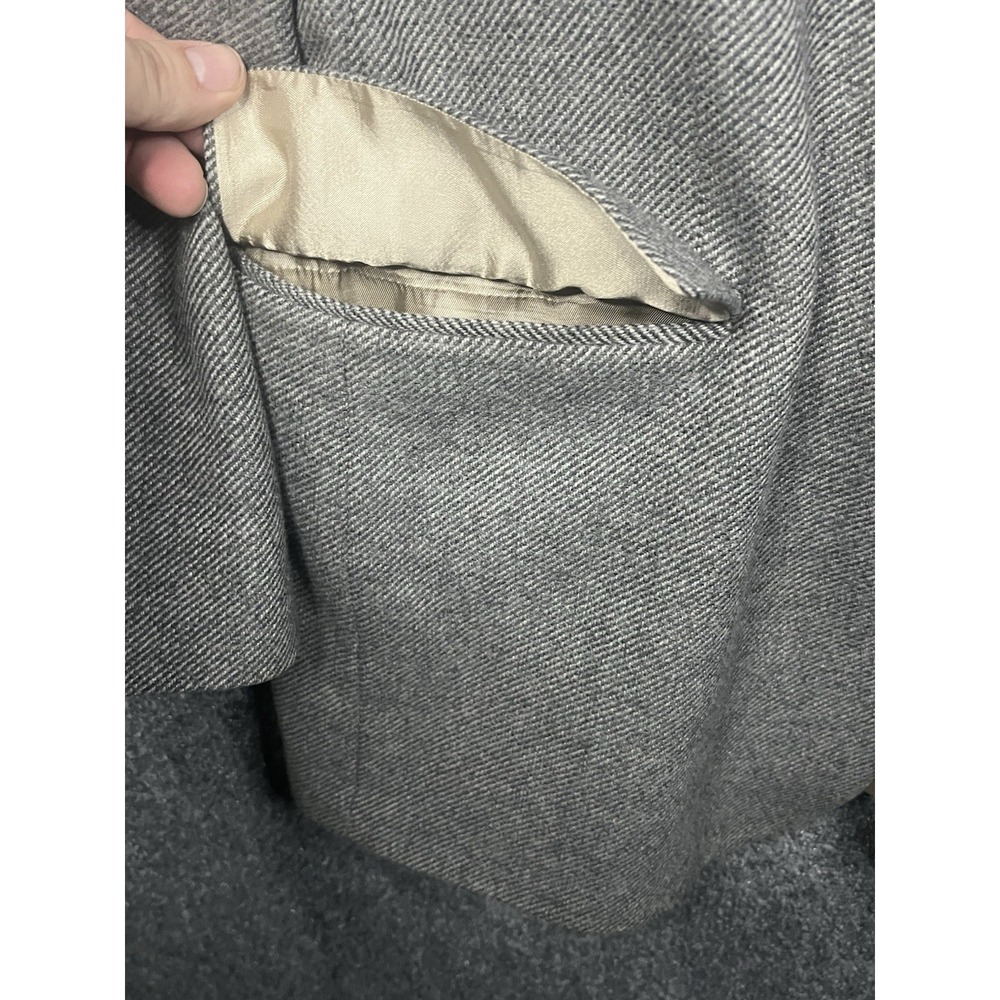 Men's Nautica Gray Blazer Wool & Cashmere 3 Button‎ Sport Coat 42R - Picture 6 of 16